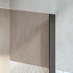 Brauer Oblivion - Inloopdouche - Brons Glas - 90 x 200 cm -, Ophalen of Verzenden, Nieuw, Rvs