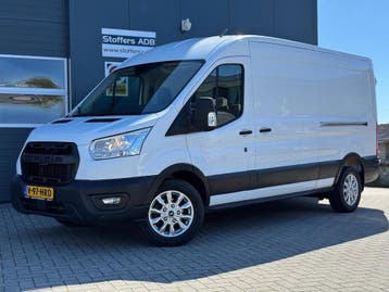 Ford Transit 350 2.0 TDCI 130pk L3H2 Trend AUTOMAAT | 2 X SC, Automaat, Stof, Gebruikt, Wit