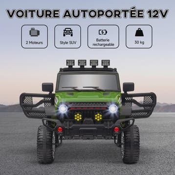 Groene Elektrische Off-road Kinderauto met 2.4 GHz Afstandsb, Verzenden, Nieuw
