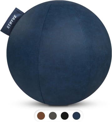 Stryve Fitnessbal 65cm - Zelfbalancerend | 41% Korting, Ophalen of Verzenden, Zo goed als nieuw, Rug, Fitnessbal