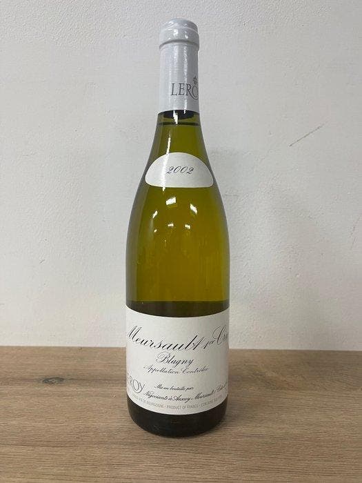 2002 Leroy Meursault 1er Cru Blagny - Bourgogne - 1 Fles, Verzamelen, Wijnen