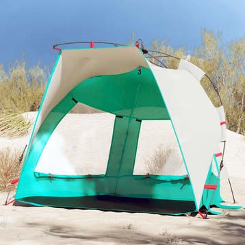 vidaXL strandtent 2-persoons waterdicht snelontgrendeling, Caravans en Kamperen, Verzenden, Nieuw, Tot en met 2