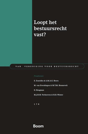 Loopt het bestuursrecht vast? / Van vereniging voor, Verzenden, Gelezen, M. van Everdingen