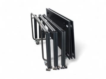 Sellex FAST tafel set (3 tafels + 1 trolley), 140x80 cm,..., Vergader- of Presentatieruimte, Ophalen of Verzenden, Gebruikt, Tafel