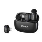 Boya Mini 2-01 (Black) 1X RX USB-C + 1X RX Lightning + 2X TX, Ophalen of Verzenden, Nieuw, Overige typen