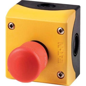 EATON RMQ-Titan noodstop in drukknopkast met 1x maak- en 1x, Ophalen of Verzenden, Nieuw