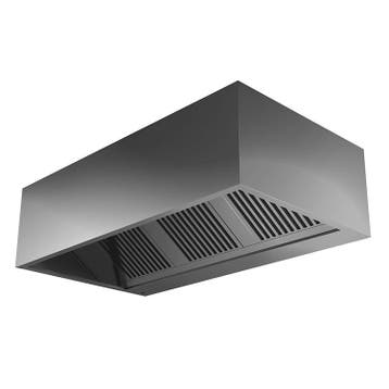 Afzuigkap met motor | RVS | 150(l)x90(d)x45(h)cm, Verzenden, Nieuw in verpakking