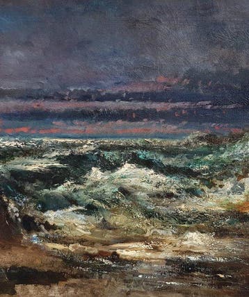 Gustave Courbet (1819-1877), Atelier - La vague