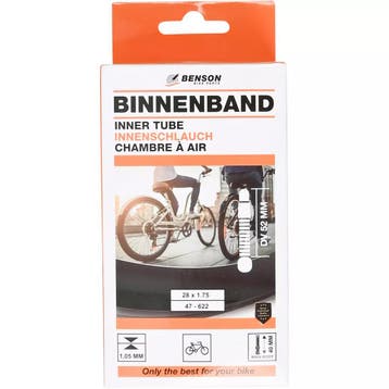 Benson Binnenband 28x 1,75 butyl - volledig gemaakt van b..., Ophalen of Verzenden, Nieuw, Band