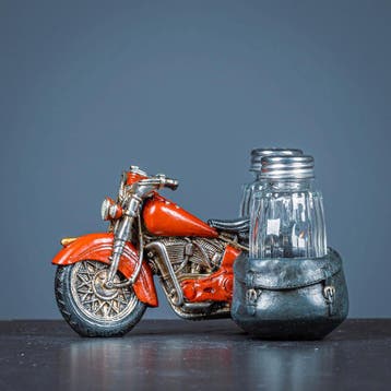 - Decoratieve 50er jaren motor als peper en zout stel., Ophalen of Verzenden