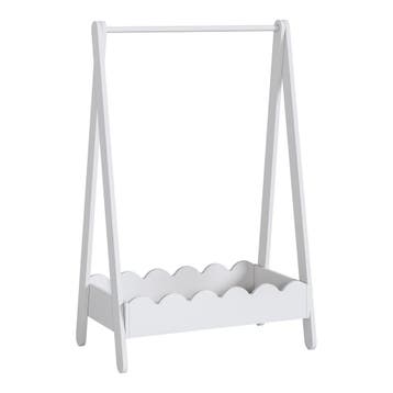 Kindergarderobe Vestnes 99x66x38 cm wit [en.casa], Verzenden, Nieuw