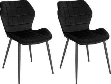 2x eetkamerstoel / keukenstoel / kuipstoel - stoffen, Huis en Inrichting, Stoelen, Verzenden, Nieuw