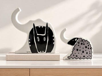 Rosenthal - Johan van Loon - Vaas (2) - Fun O`Fant -