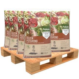 Rozen potgrond pallet | Pokon | 1050 liter (Bio-label), Verzenden
