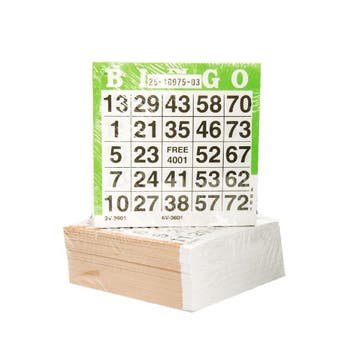 Bingokaarten 500 vel (Spellen, Binnenspeelgoed), Ophalen of Verzenden, Nieuw