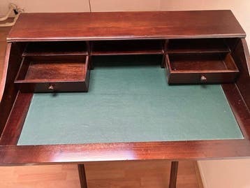 Bureau - Mahonie - Dames Secretaire Italiaan