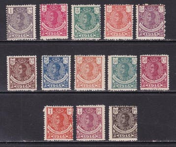 Spaans-Guinea 1914 - Alfonso XIII - Edifil 98/110 -, Gestempeld