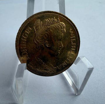 Nederland. Wilhelmina. 5 Gulden dated 1912 (restrijke in, Postzegels en Munten