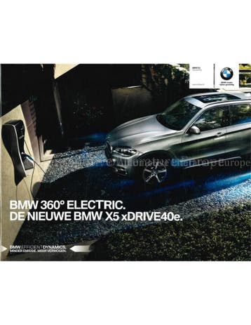 2015 BMW X5 EDRIVE BROCHURE NEDERLANDS, Nieuw, BMW, Author