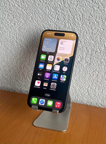 Apple iPhone 15 128GB Zwart / Garantie / Zeer nette staat, 128 GB, IPhone 15, Zwart, Refurbished