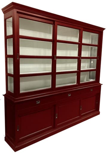 Buffetkast ossenbloed rood Nijkerk 260 x 240cm soft close, Ophalen of Verzenden, Nieuw