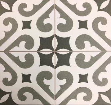 Vloertegel Cifre Cemento Decortegel Verona Grey Grijs 45x45, 40 tot 60 cm, 40 tot 60 cm, Keramiek, Nieuw