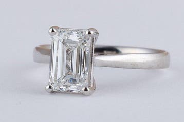 Zonder minimumprijs - Ring - 14 karaat Witgoud - 2.05ct. tw., Nieuw