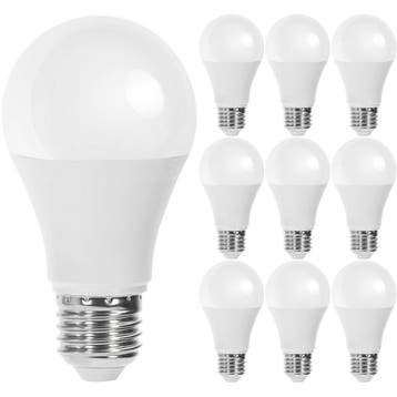 Voordeelpak LED Lamp 10 Pack - E27 Fitting - 12W -, Ophalen of Verzenden, Nieuw, E27 (groot), Led-lamp