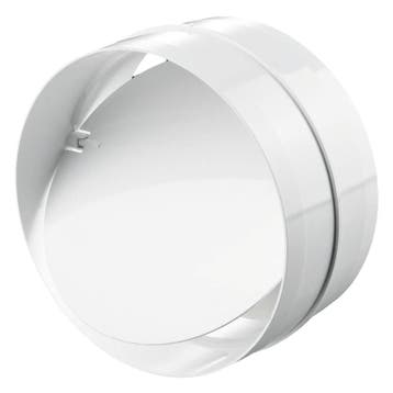 Kunststof terugslagklep (vlinderklep) - aansluitmaat Ø 150mm, Verzenden, Nieuw