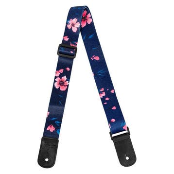 Flight S35 Sakura Ukulele Strap Blauw met Cherry Blossom, Ophalen of Verzenden, Nieuw