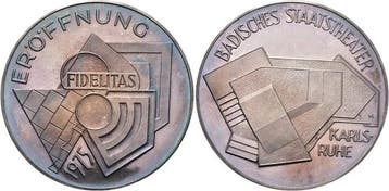 Ar-medaille 1975 Baden-karlsruhe, Stadt, Verzenden