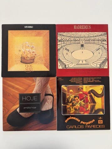Vitorino, Madredeus, Carlos Paredes - 4 x albums (inc. 1, Nieuw in verpakking