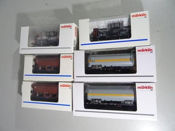 Märklin H0 - Modeltrein goederenwagon (6) - 6 stuks, Nieuw