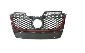 Redline GTI Gril Met Logo Uitsparing VW Golf 5 RL862, Nieuw, Voor, Volkswagen