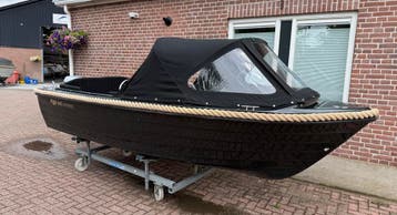 Admiral 440 met Honda 20 pk 4 takt., Watersport en Boten, Sloepen, Gebruikt, Admiral, Benzine, Afdekzeil