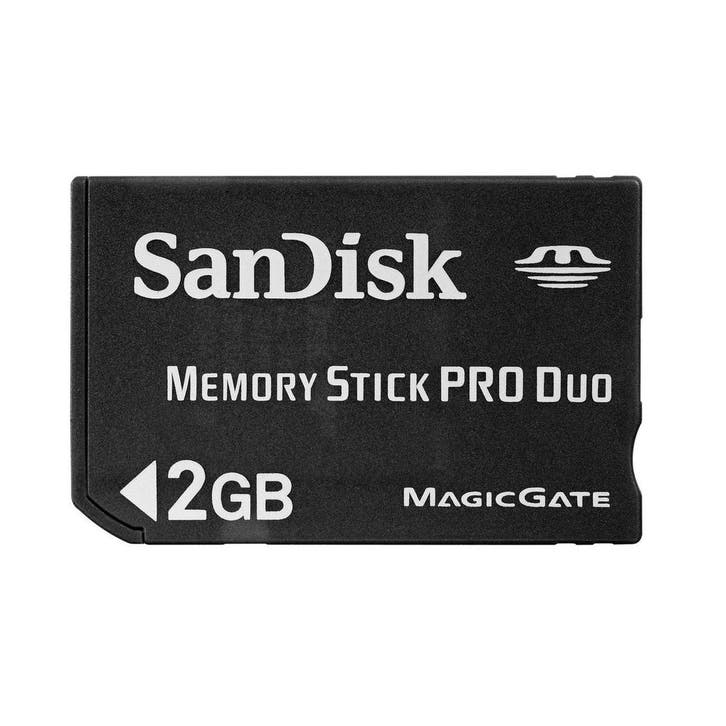 SanDisk Memory Stick Pro Duo - 2GB, Spelcomputers en Games, Spelcomputers | Sony PlayStation Consoles | Accessoires, Zo goed als nieuw