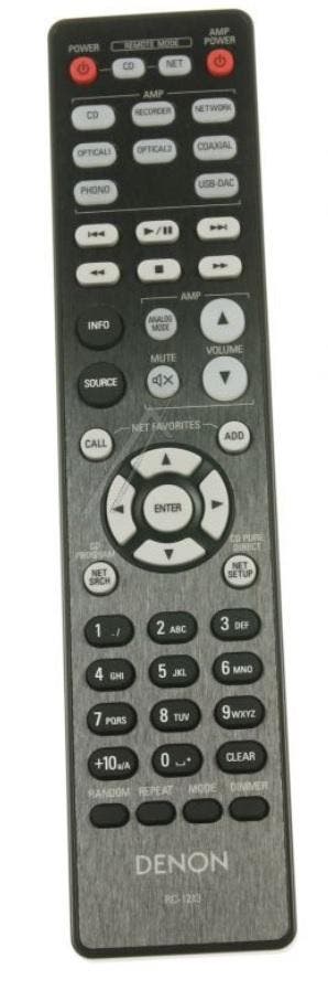 Afstandsbediening Denon rc-1213 pma-1600ne dcd-1600ne, Ophalen of Verzenden, Nieuw, Origineel