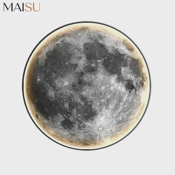 Moderne Maan LED Wanddecoratie - Verlicht Schilderij voor Ha, Verzenden, Nieuw