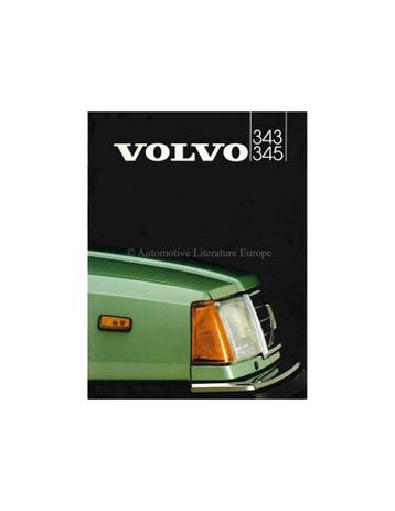 1982 VOLVO 343 / 345 BROCHURE NEDERLANDS, Nieuw, Volvo, Author