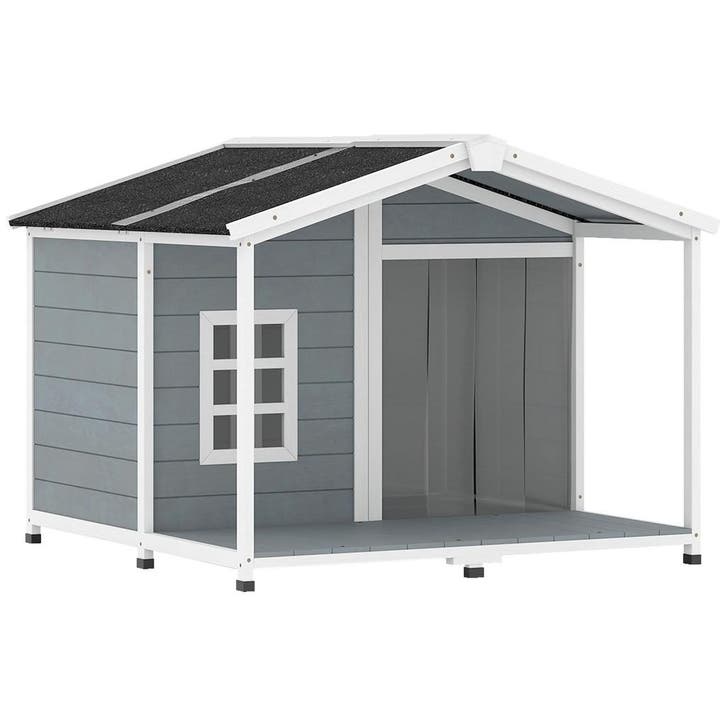 Weerbestendig Verhoogd Hondenhuis Van Hout Met Asfaltdak, Te, Diversen, Schoolbenodigdheden, Nieuw, Verzenden