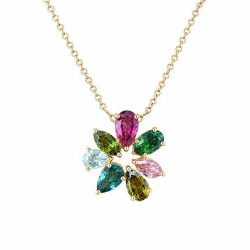 Zonder minimumprijs - Ketting met hanger - 14 karaat Geel