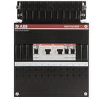 ABB uitbreidingsgroepenkast 1 fase 2 aardlekschakelaars 3, Ophalen of Verzenden, Nieuw