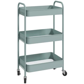 Multifunctionele Trolley Keukentrolley, 3 Planken, 4 Wielen,, Huis en Inrichting, Verzenden, Nieuw