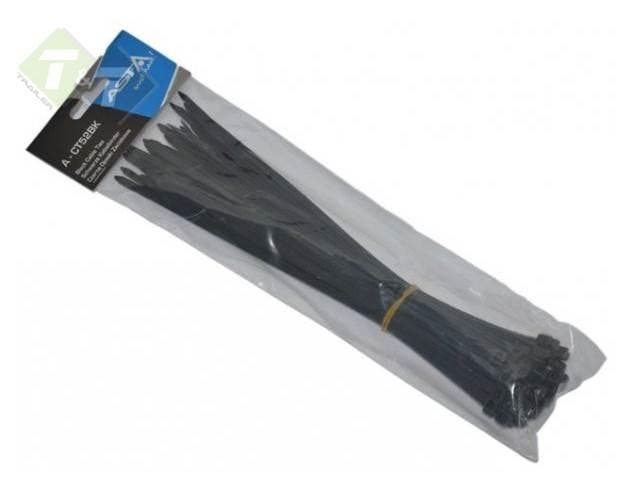 Kabelbinders Zwart - 5 X 250 Mm - Tiewraps - Tieraps - 50 De, Auto diversen, Autogereedschap, Nieuw, Ophalen of Verzenden