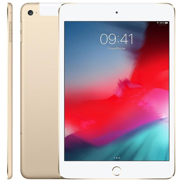 Apple iPad mini 4 7.9 128GB goud wifi (4G) + garantie, Computers en Software, Apple iPads, Nieuw, Ophalen of Verzenden