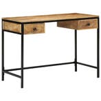 vidaXL Schrijfbureau met lade met opslag Bruin 105 x 50 x 75, Huis en Inrichting, Bureaus, Verzenden, Nieuw