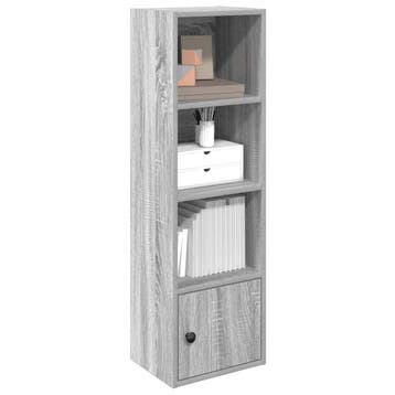 vidaXL Boekenkast 31x24x102 cm bewerkt hout grijs sonoma, Verzenden, Nieuw, Overige houtsoorten