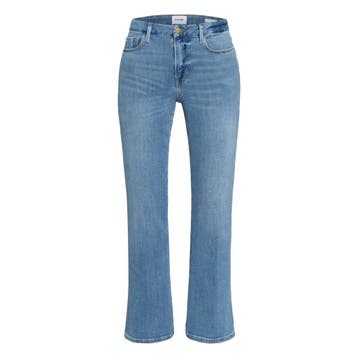 Frame • blauwe jeans Le Crop Mini Boot • 25, Frame, Verzenden, Nieuw, Blauw