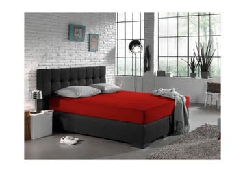 Dreamhouse Enkel Jersey 135 gr. Hoeslaken Rood - 160/180 x 2, Nieuw