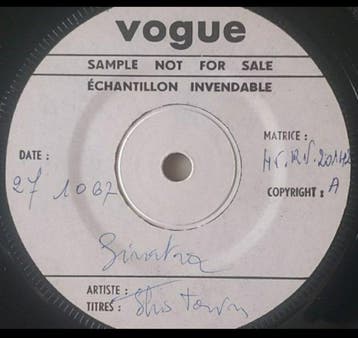 Frank Sinatra - This Town - 45 RPM 7 Single - Test persing, Nieuw in verpakking